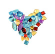 Jewelry gems - love Jewelry gems - love