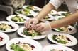 Chef Preparing Salads