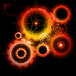 Glowing Techno Gears Glowing Techno Gears