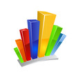 Business graph. Vector Business graph. Vector