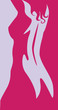 beautiful artwork nude woman silhouette
