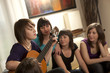 friends enjoys music