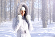 Portrait of girl in hooded jacket Portrait of girl in hooded jacket