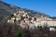 Ville de Corte dans le centre de la Corse