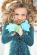 Cold Child in Snow