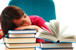 ����: Young female student with many study books � Elnur #28368599