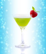 Cocktail drink on fruit