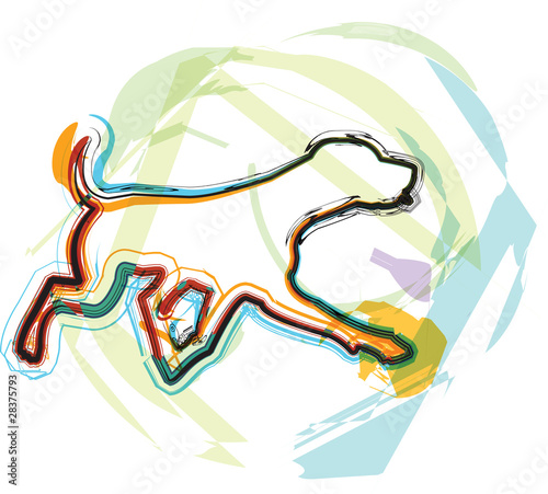 Vector: Dog illustration Dog illustration