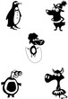 Silhouettes des animaux