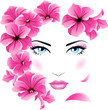 Floral woman