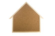 Foto: Home Interior Cork Bulletin Board on isolated white Home Interior Cork Bulletin Board on isolated white