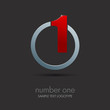 Photographie : Logo number one, the best # vector