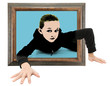 Child Crawling Out of Pop Art