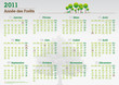 Calendrier 2011 - Année des forêts - fêtes vacances jours fériés Calendrier 2011 - Année des forêts - fêtes vacances jours fériés
