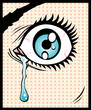 Vector illustration of the eye