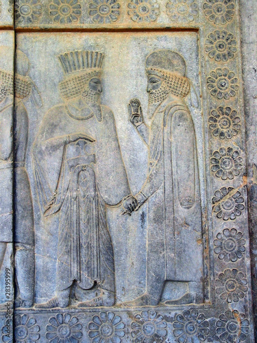 Photo: Relief sculpture, Persepolis Iran Relief sculpture, Persepolis Iran