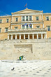 The greek parliament and the memorial tomb of the unkown soldier