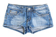 Blue jean shorts