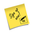 Post-it Sign up now!