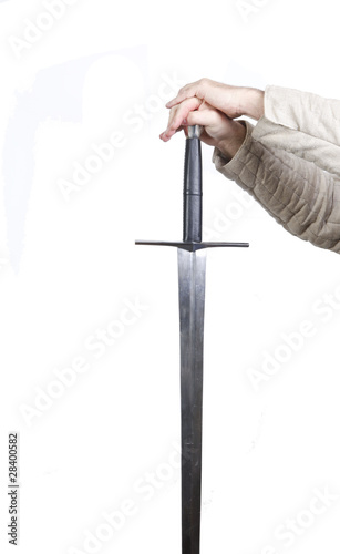Photo: Hands on sword Hands on sword