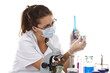 Lab worker Lab worker
