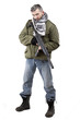 Terrorist with rifle