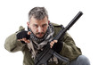 Terrorist with rifle