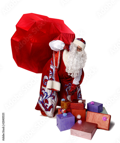 Photo: Big bag of Santa Claus Big bag of Santa Claus