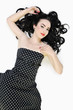 pinup fashion isolated
