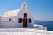 Beautiful white Greek church