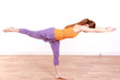 yoga warior II pose
