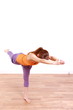 yoga warior II pose