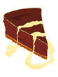 Chocolate Cheesecake Slice.