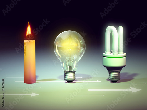 Illustration: Light evolution Light evolution