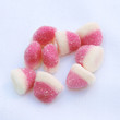 Close up of trawberry sweet jelly