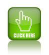 Click here green glass button