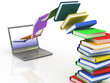 books fly into your laptop