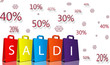 saldi buste colorate