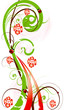 abstract flower Illustration vector spring summer