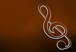 CLEF DE SOL-MARRON CLEF DE SOL-MARRON