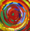 Quadro acrylic painting abstract background