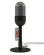 Black retro microphone