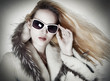 Fashion portrait of seductive woman