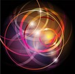 Abstract shiny circle background