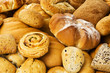 fresh bread background