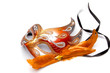 carnaval red venetian mask