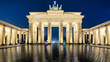 brandenburg gate blue hour