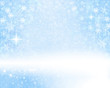 Snowy Blue Background