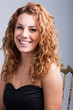 Foto: beautiful happy young girl with red hair beautiful happy young girl with red hair