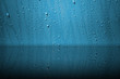Water drop on the wall
